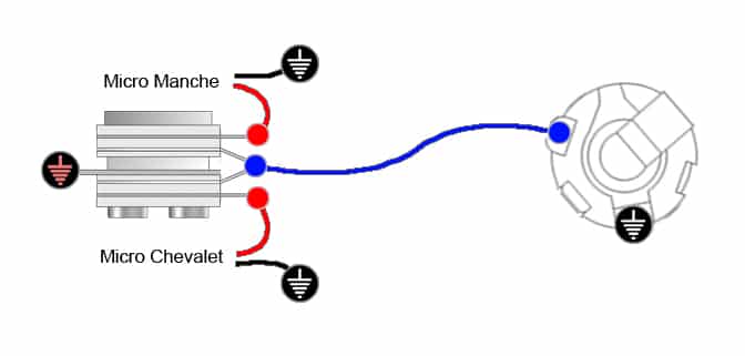 Câblage 2 micros & 1 toggle