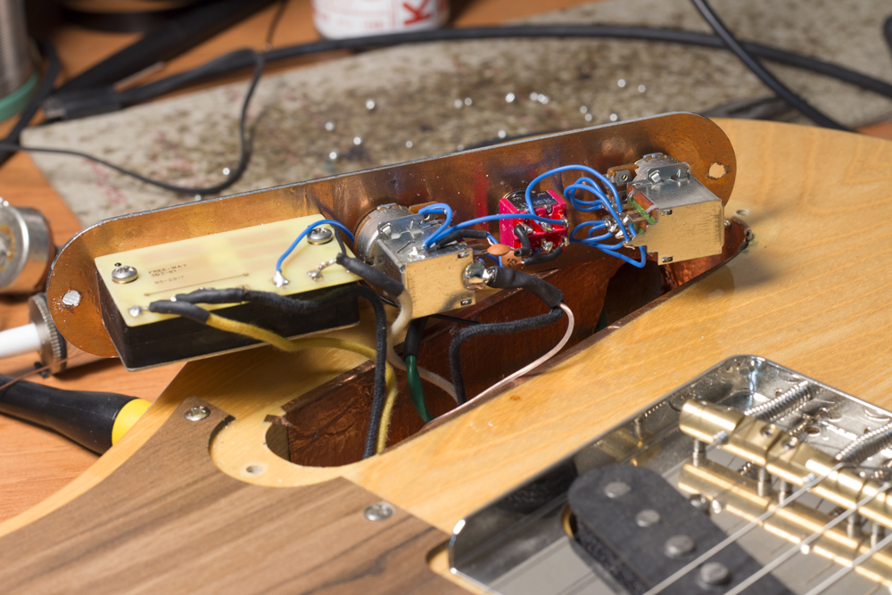 Plan pour tester les 8 câblages de tonalité guitare électrique